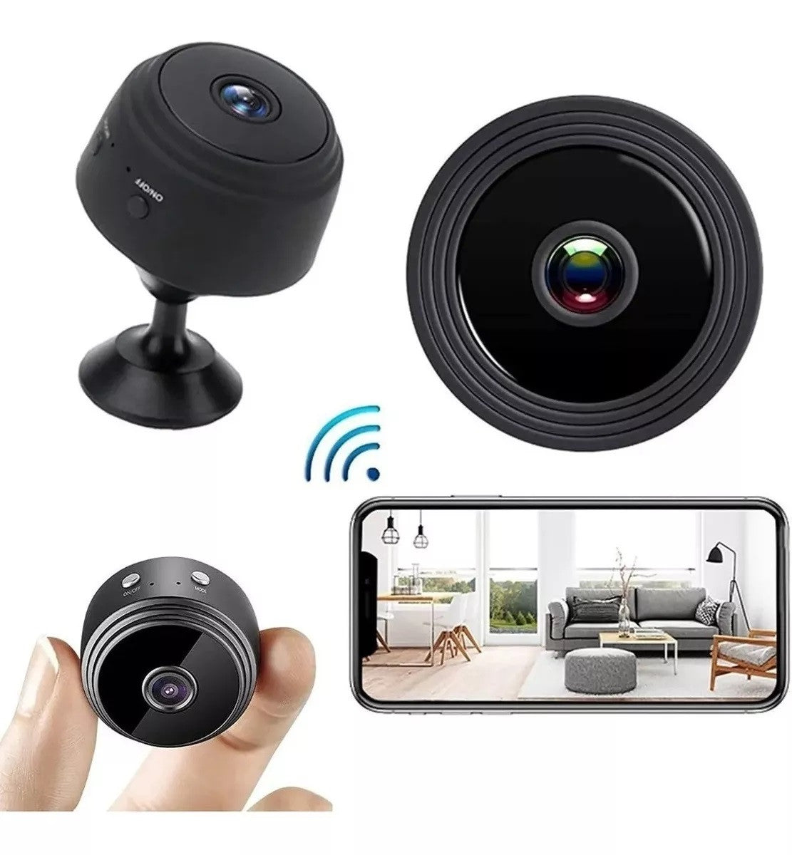 Mini Cámara Espía HD WiFi 1080p