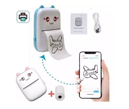 Mini impresora térmica portátil