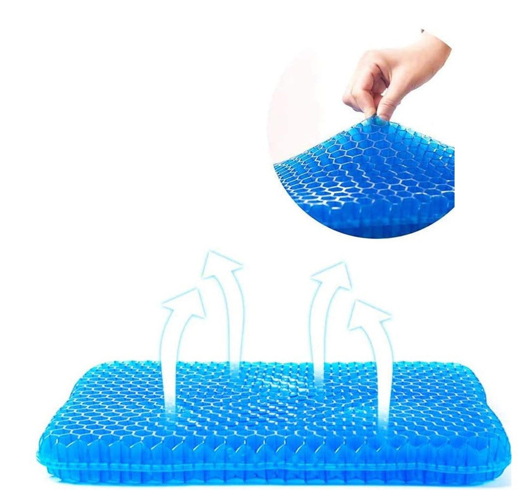 Cojín de gel flexible transpirable