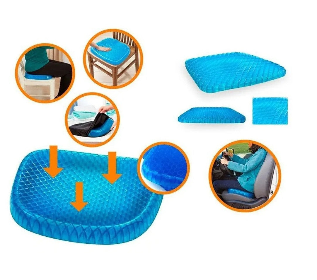Cojín de gel flexible transpirable