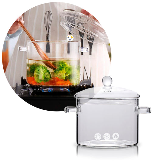 Olla de cocina multifuncional transparente